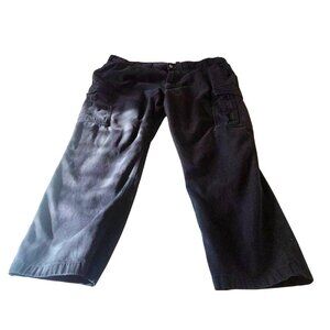 Carhartt Men's Relaxed Fit Black Cargo Pants 44x32 Durable Cotton Workwear